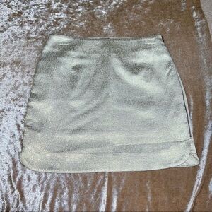Gold sparkle shimmer skirt. L. Madeline golden shimmer skirt size small